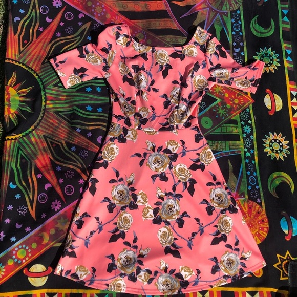 Pink Roses Dress - Picture 1 of 2